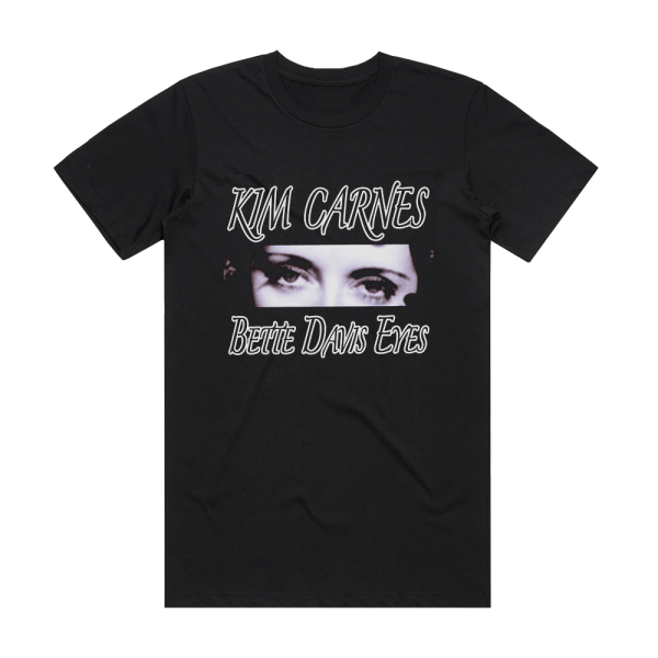 Kim Carnes Bette Davis Eyes Album Cover T-Shirt Black
