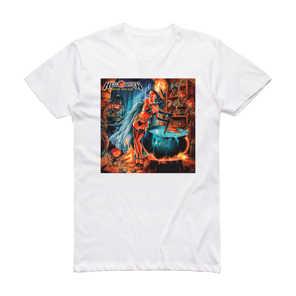 Helloween Better Than Raw Album Cover T-Shirt White