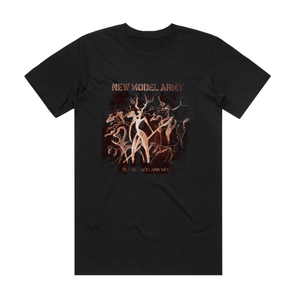 New Model Army Between Dog And Wolf Album Cover T-Shirt Black