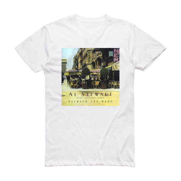 Al Stewart Between The Wars Album Cover T-Shirt White