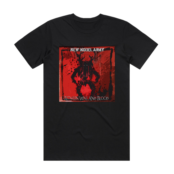 New Model Army Between Wine And Blood 2 Album Cover T-Shirt Black