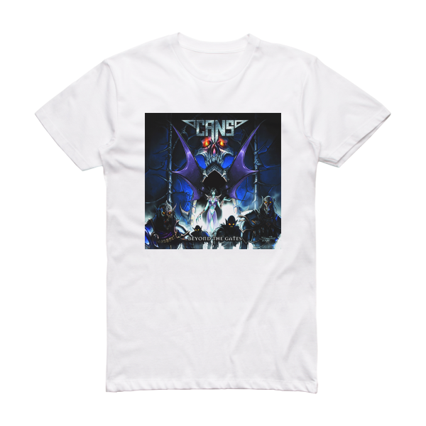 Cans Beyond The Gates Album Cover T-Shirt White