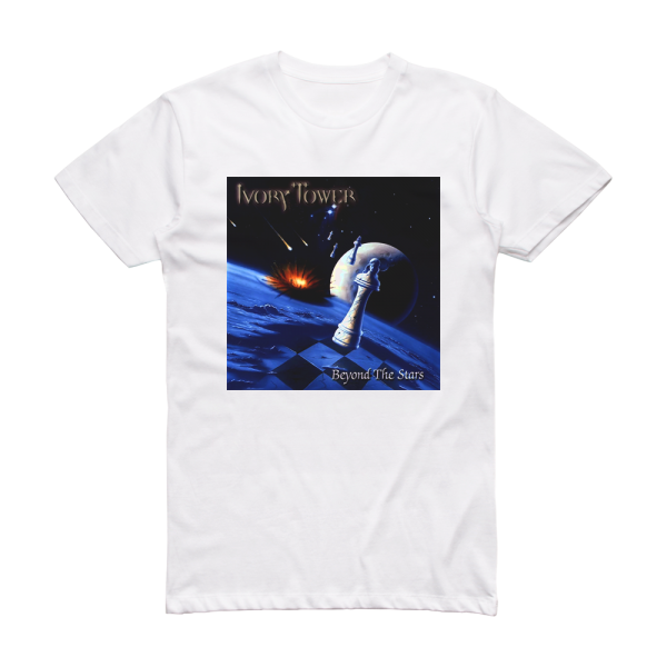 Ivory Tower Beyond The Stars Album Cover T-Shirt White