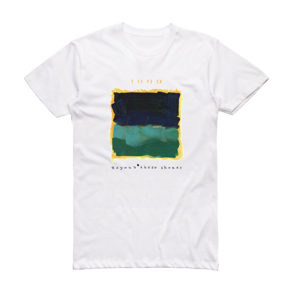 Iona Beyond These Shores Album Cover T-Shirt White