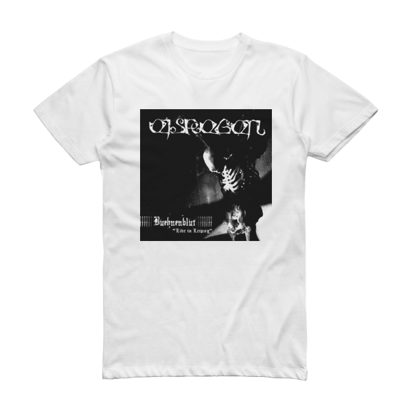 Eisregen Bhnenblut Album Cover T-Shirt White