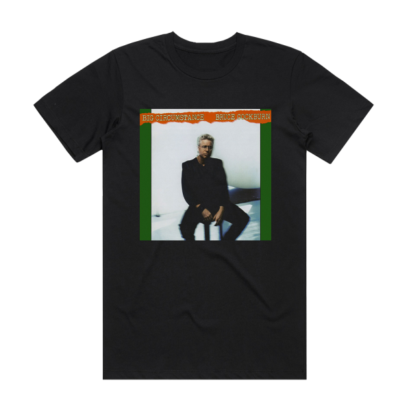 Bruce Cockburn Big Circumstance Album Cover T-Shirt Black