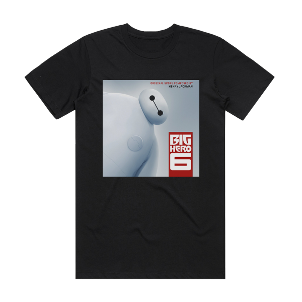 Henry Jackman Big Hero 6 Album Cover T-Shirt Black