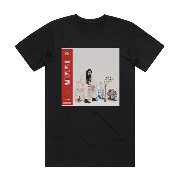 Matthew E White Big Inner Album Cover T-Shirt Black