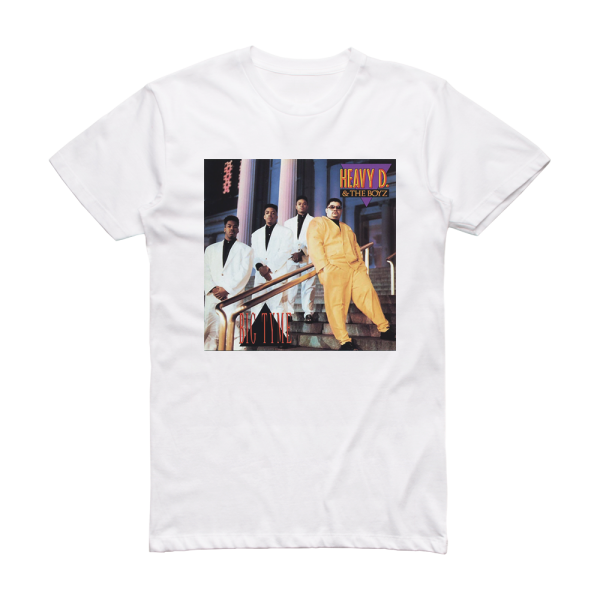 Heavy D and The Boyz Big Tyme Album Cover T-Shirt White