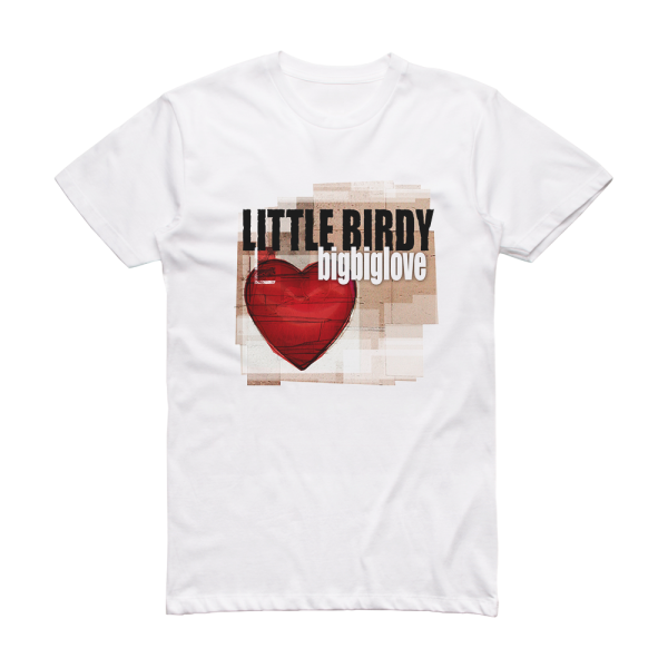 Little Birdy Bigbiglove Album Cover T-Shirt White