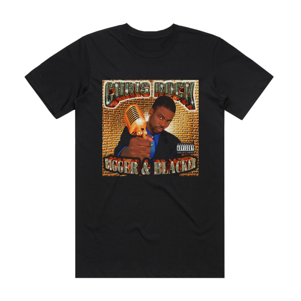 Chris Rock Bigger Blacker Album Cover T-Shirt Black