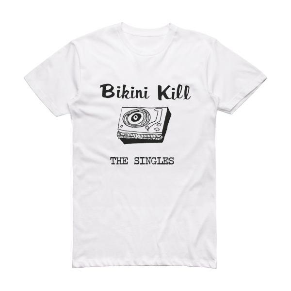 Bikini Kill Bikini Kill Album Cover T-Shirt White