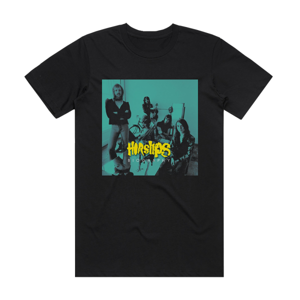 Horslips Biography Album Cover T-Shirt Black