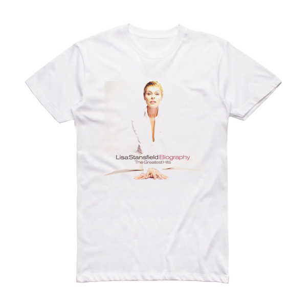 Lisa Stansfield Biography The Greatest Hits Album Cover T-Shirt White