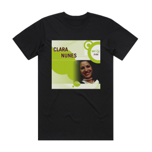 Clara Nunes Bis Album Cover T-Shirt Black