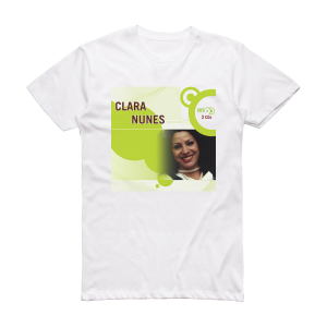 Clara Nunes Bis Album Cover T-Shirt White