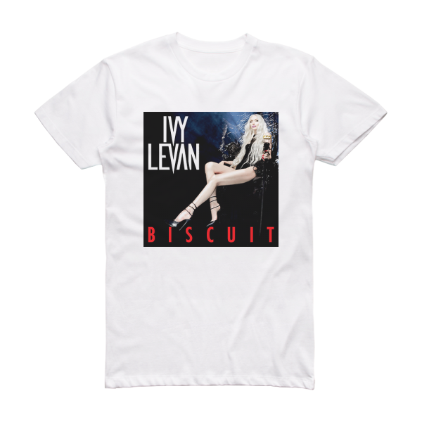 Ivy Levan Biscuit 1 Album Cover T-Shirt White