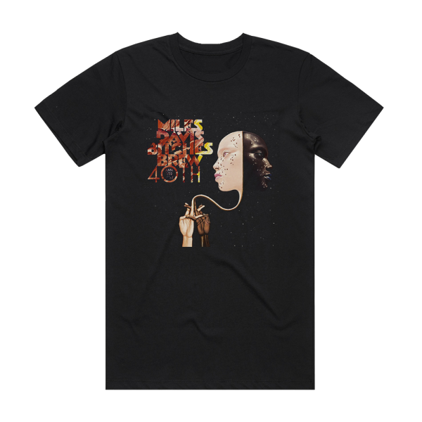 Miles Davis Bitches Brew 2 Album Cover T-Shirt Black