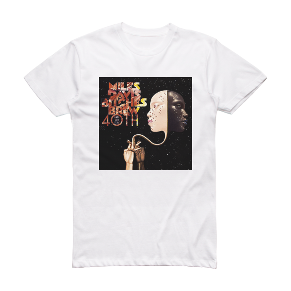 Miles Davis Bitches Brew 2 Album Cover T-Shirt White