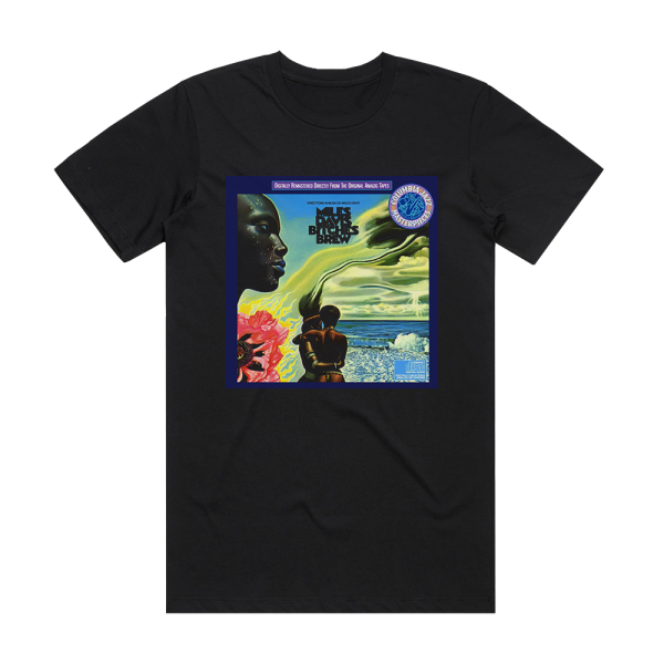 Miles Davis Bitches Brew 3 Album Cover T-Shirt Black