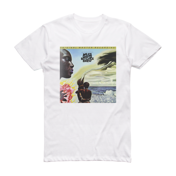 Miles Davis Bitches Brew 4 Album Cover T-Shirt White