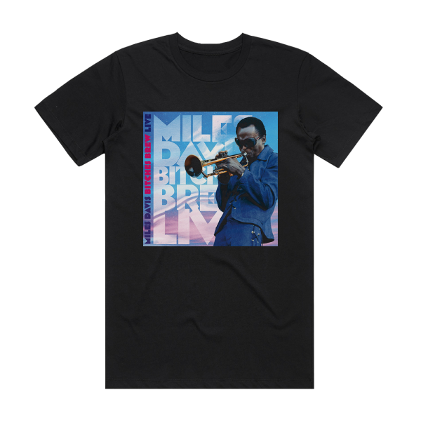 Miles Davis Bitches Brew Live Album Cover T-Shirt Black