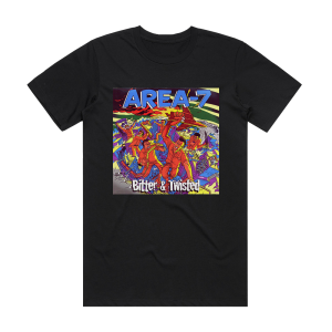 Area-7 Bitter Twisted Album Cover T-Shirt Black