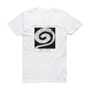 Estas Tonne Black And White World Album Cover T-Shirt White