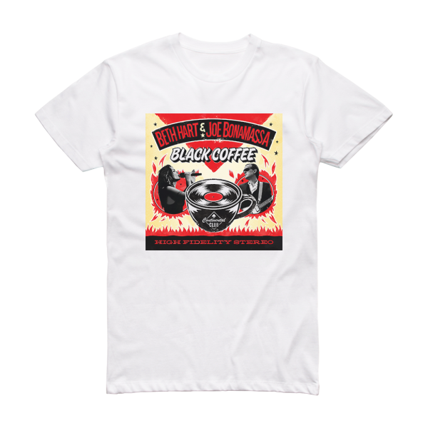 Joe Bonamassa Black Coffee Album Cover T-Shirt White