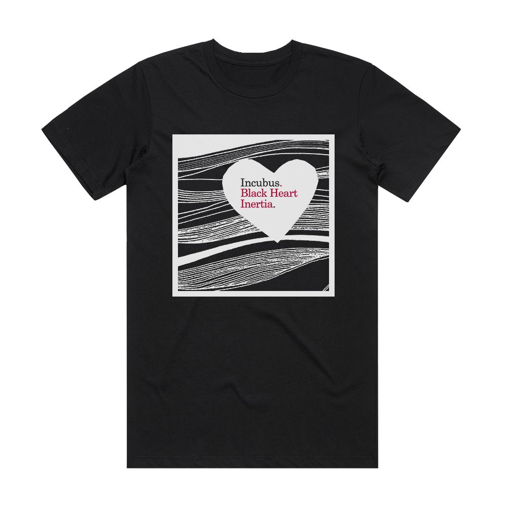 Incubus Black Heart Inertia Album Cover T-Shirt Black – ALBUM COVER T ...