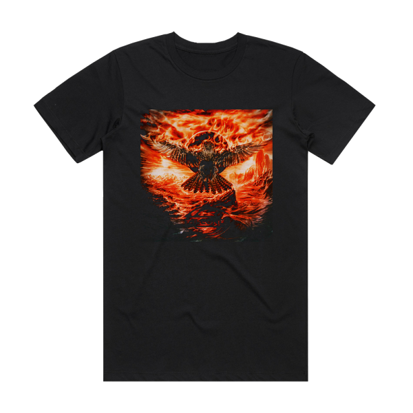 Falconer Black Moon Rising Album Cover T-Shirt Black