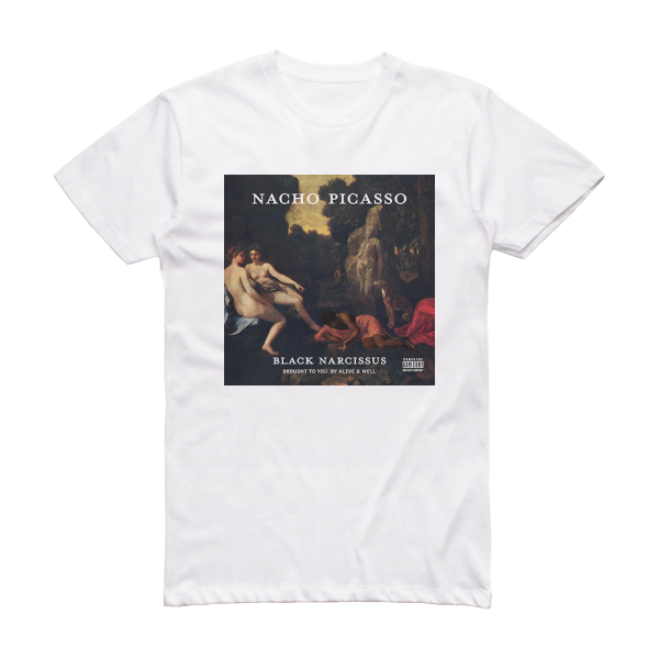 Nacho Picasso Black Narcissus Album Cover T-Shirt White