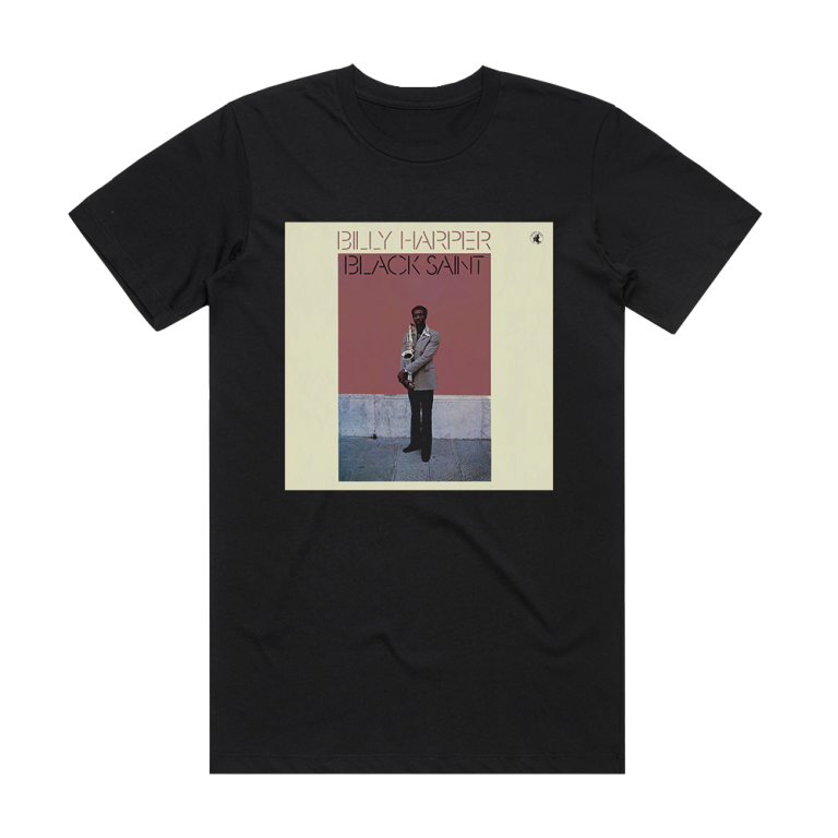 Billy Harper Black Saint Album Cover T-Shirt Black – ALBUM COVER T-SHIRTS