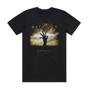Arthemis Black Society Album Cover T-Shirt Black