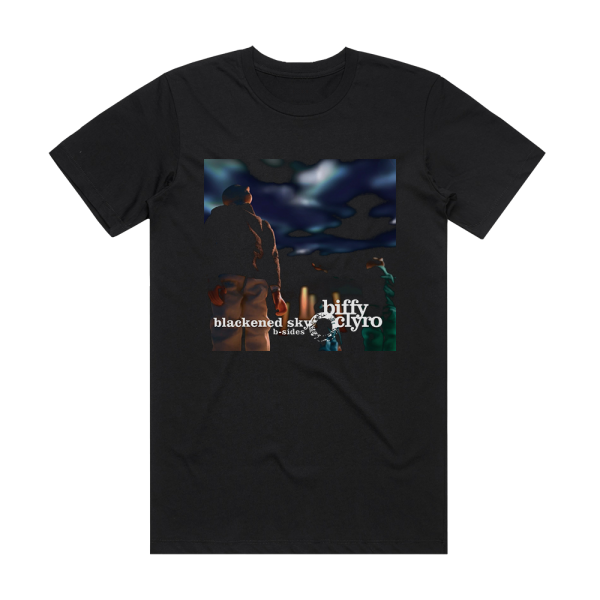 Biffy Clyro Blackened Sky B Sides Album Cover T-Shirt Black