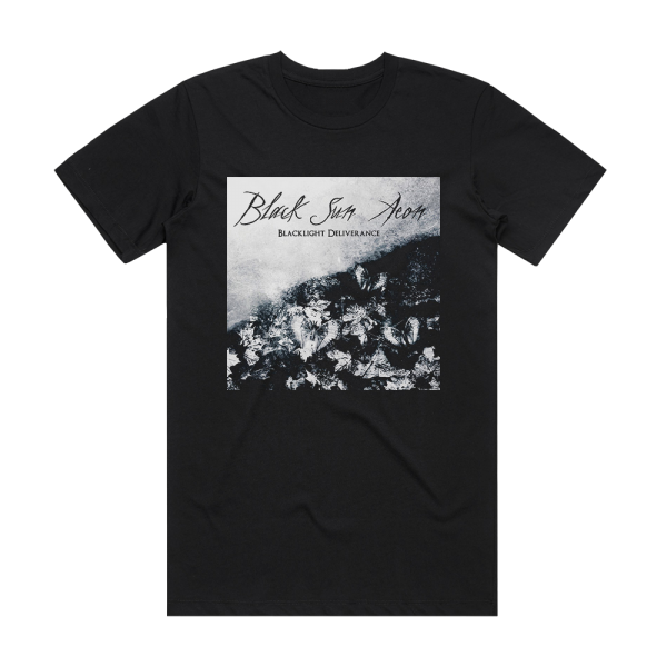 Black Sun Aeon Blacklight Deliverance Album Cover T-Shirt Black