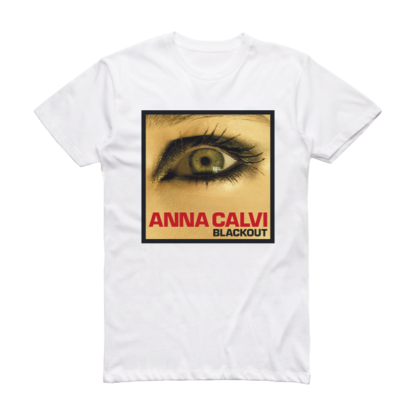 Anna Calvi Blackout Album Cover T-Shirt White