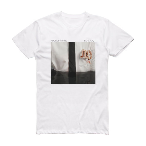 Audrey Horne Blackout Album Cover T-Shirt White