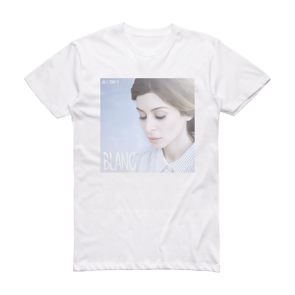 Julie Zenatti Blanc Album Cover T-Shirt White