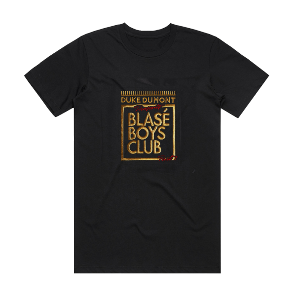 Duke Dumont Blas Boys Club Pt 1 Album Cover T-Shirt Black