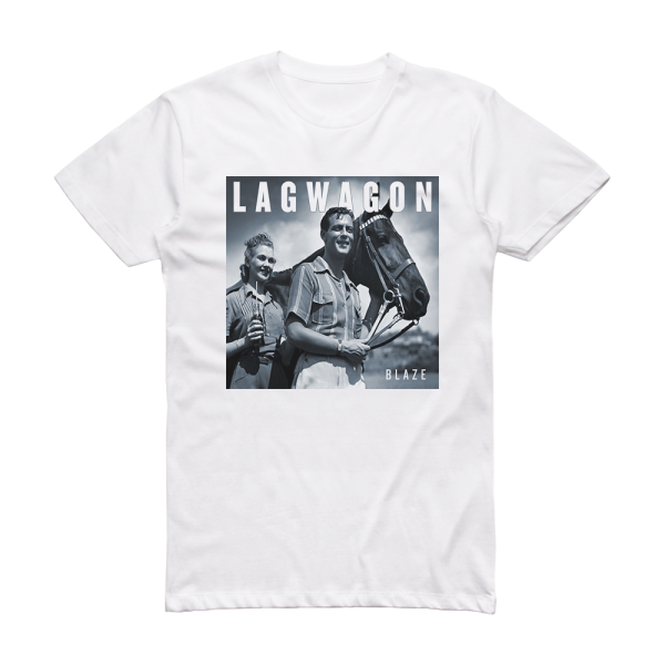 Lagwagon Blaze Album Cover T-Shirt White