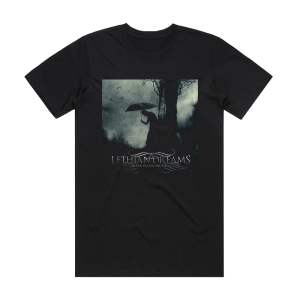 Lethian Dreams Bleak Silver Streams Album Cover T-Shirt Black