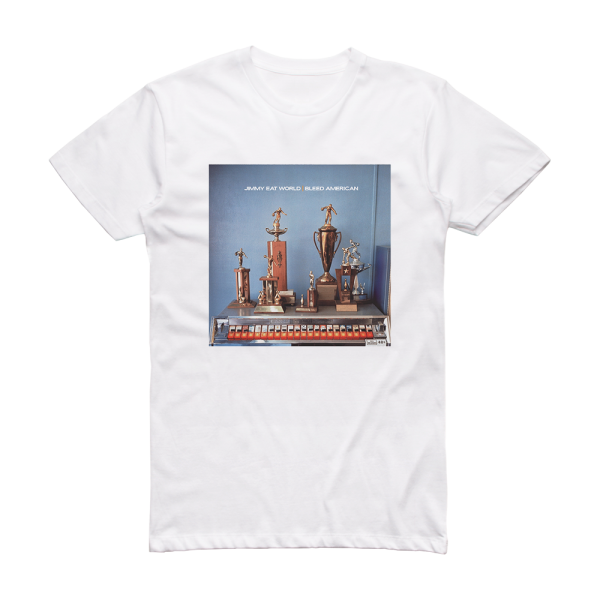 Jimmy Eat World Bleed American 2 Album Cover T-Shirt White