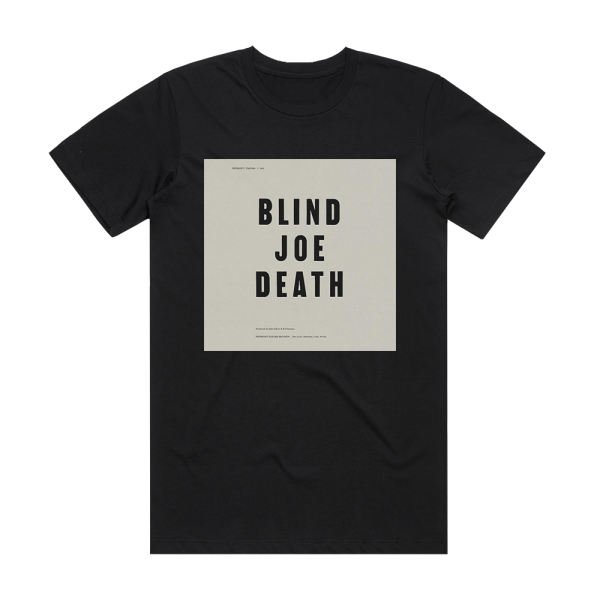 John Fahey Blind Joe Death Album Cover T-Shirt Black