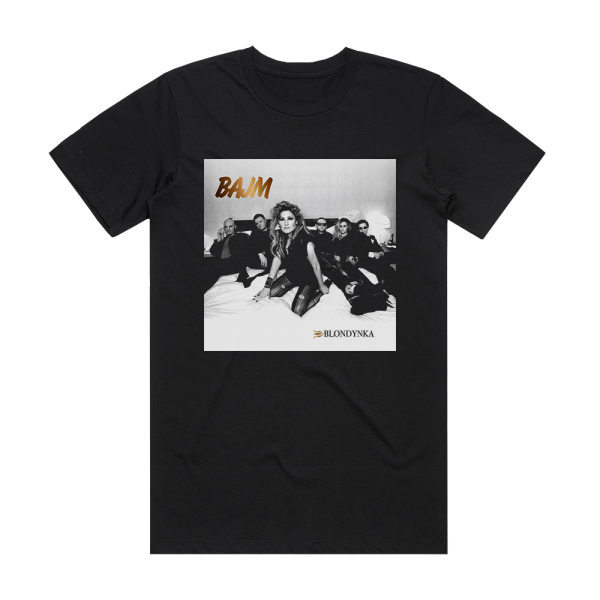 Bajm Blondynka Album Cover T-Shirt Black