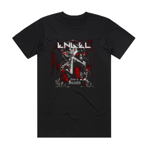 Engel Blood Of Saints Album Cover T-Shirt Black