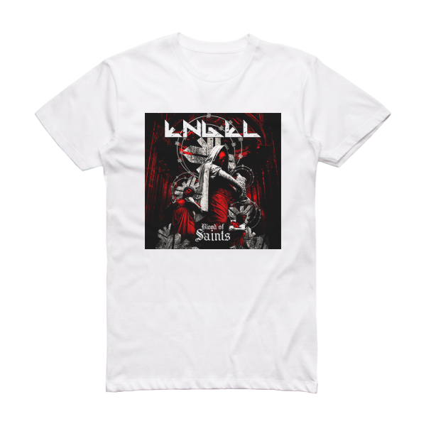 Engel Blood Of Saints Album Cover T-Shirt White