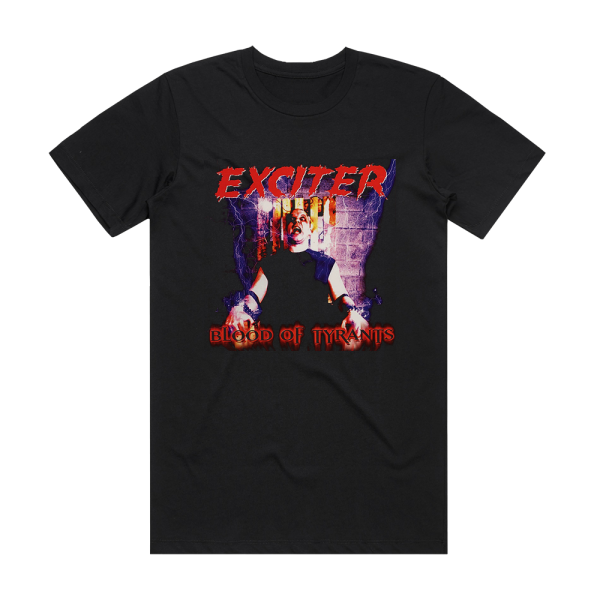 Exciter Blood Of Tyrants Album Cover T-Shirt Black