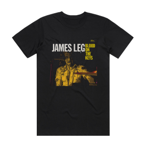James Leg Blood On The Keys Album Cover T-Shirt Black