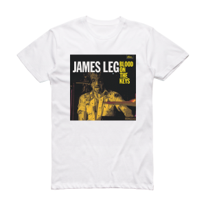 James Leg Blood On The Keys Album Cover T-Shirt White